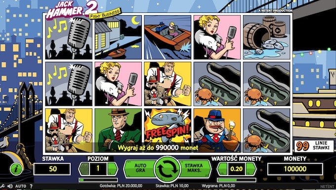 Jack Hammer 2 slot NetEnt 