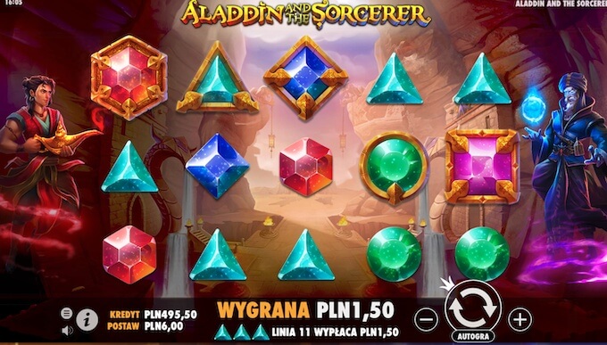 Aladdin and the Sorcerer slot symbole 