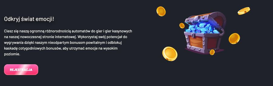 "Odkryj świat emocji" i skrzynia pełna kryształów w Seven Casino.