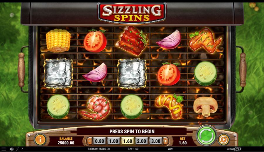 slot sizzling spins