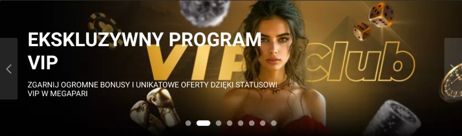 Program VIP dostępny w kasynie Megapari