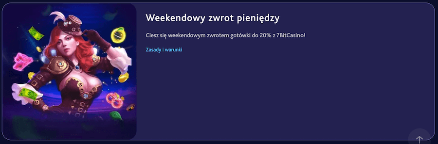 Weekendowy zwrot pieniędzy - cashback.